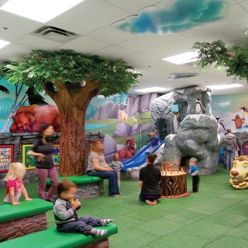 themed play area for kids